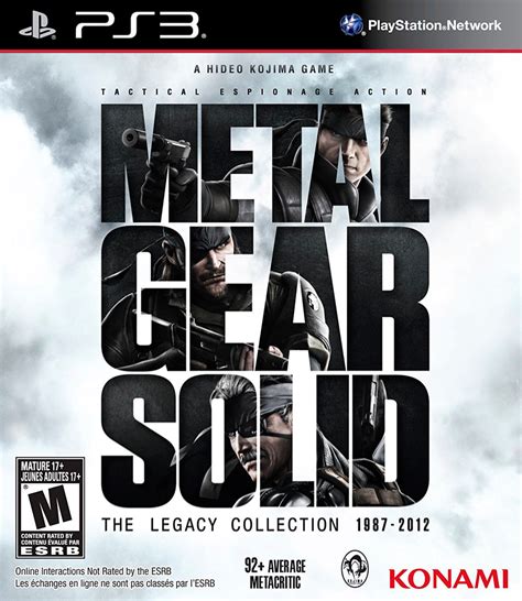 metal gear solid the legacy collection ps3